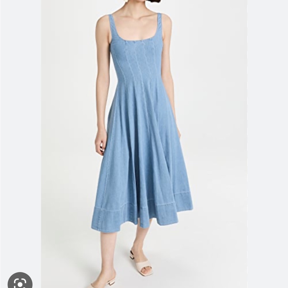 NEVER WORN Staud Denim Dress - Sold out everywhere